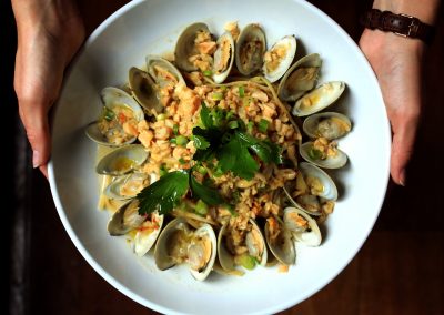 Victory Tap - Linguini with Clam Sauce